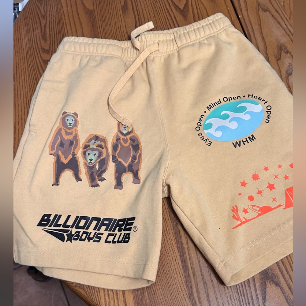 Billionaire Boys Club Peak New Wheat Logo Athletic Shorts. M (mix22)